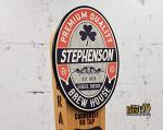 Personalized Vintage Tap Handle - Cherry or Walnut
