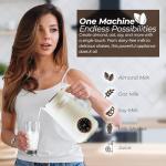 8-in-1 Nut Milk Maker with Recipes and Frother