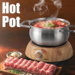 Artestia 1500W Electric Fondue Set with Forks