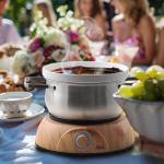 Artestia 1500W Electric Fondue Set with Forks