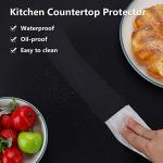 Large Black Silicone Countertop Protector Mat