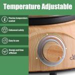 Artestia 1500W Electric Fondue Set with Forks