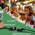 Artestia 1500W Electric Fondue Set with Forks