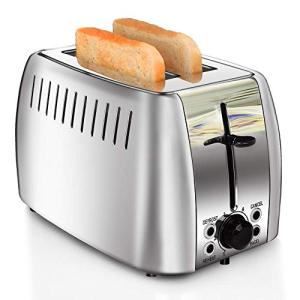 Stainless Steel 2-Slice Bagel Toaster with Settings