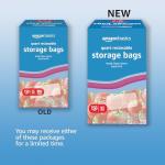 Amazon Basics Quart Food Storage Bags, 150 Count