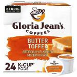 Gloria Jean's Butter Toffee Medium Roast K-Cups 24 Count
