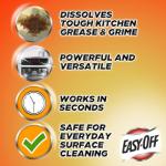 Easy-Off Lemon Kitchen Degreaser Cleaner, 16 Fl Oz