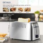 Stainless Steel 2-Slice Bagel Toaster with Settings
