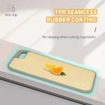 LIHOOOOM Double-Sided Stainless Steel Cutting Board