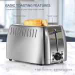 Stainless Steel 2-Slice Bagel Toaster with Settings