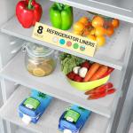 Non-Adhesive Refrigerator Shelf Liners (8 Pack)