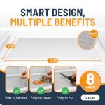 Non-Adhesive Refrigerator Shelf Liners (8 Pack)