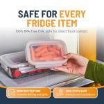 Non-Adhesive Refrigerator Shelf Liners (8 Pack)