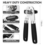 Heavy Duty Handheld Can Opener with Comfort Grip