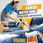 High-Pressure Handheld Steam Cleaner with 9 Attachments