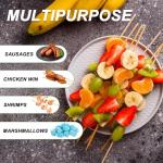 12-Inch Bamboo Skewers for Grilling and Crafts