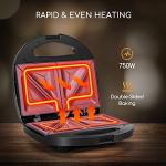 Aigostar 2-in-1 Sandwich Maker and Panini Press