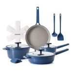 SENSARTE 14-Piece Nonstick Ceramic Cookware Set