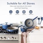 SENSARTE 14-Piece Nonstick Ceramic Cookware Set