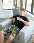 Men's Taco Pajama Shorts Sleepwear, X-Small