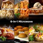 BLACK+DECKER 1.5 Cu.Ft. Microwave Oven with Air Fryer