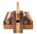 Red Oak & Walnut 8" Wooden Tortilla Press