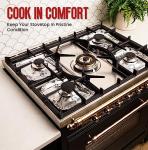 Gas Stove Burner Liners - 50 Pack Disposable Foil