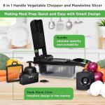 PrepNaturals 8-in-1 Vegetable Chopper and Slicer