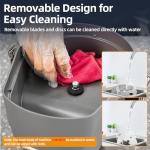 TERUISI 4-in-1 Electric Vegetable Chopper and Slicer