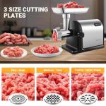 AAOBOSI Electric Meat Grinder 3000W Stainless Steel