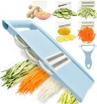 NACOLUS 5-in-1 Mandoline Slicer and Vegetable Cutter