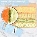 NACOLUS 5-in-1 Mandoline Slicer and Vegetable Cutter