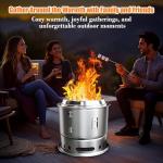 5-in-1 Portable Fire Pit and Grill Set