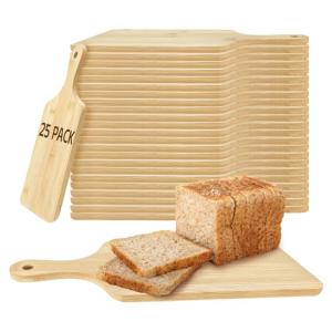 25-Piece Bamboo Cutting Board Set with Handles
