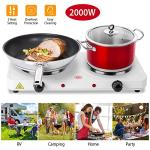 KOCASO 2000W Portable Double Burner Electric Stove