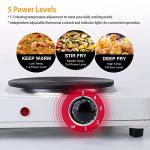 KOCASO 2000W Portable Double Burner Electric Stove