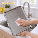 Ohtomber Stainless Steel Baking Sheet Set, 3 Pack