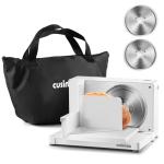 CUSIMAX Foldable Electric Meat Slicer with Safety Switch