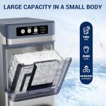 44lbs/Day Nugget Ice Maker for Home & Office