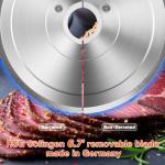 CUSIMAX Foldable Electric Meat Slicer with Safety Switch