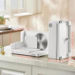 CUSIMAX Foldable Electric Meat Slicer with Safety Switch
