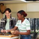 CUSIMAX Foldable Electric Meat Slicer with Safety Switch