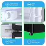 4.5 Cubic Feet Double Door Top Freezer Fridge