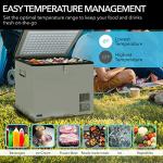 Whynter FM-65G 65 Quart Portable Refrigerator Freezer