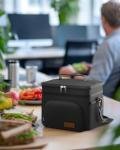 HOTOR Insulated Leak-Proof Lunch Bag with Pockets