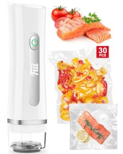 Fiii Handheld Portable Vacuum Sealer with Bags