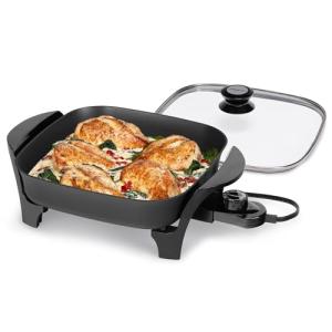 Presto 11-Inch Electric Skillet with Glass Lid
