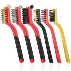 6-Piece Wire Brush Set for Rust and Paint