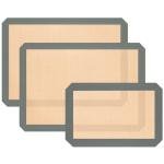 Non-Stick Silicone Baking Mats - 3 Piece Set