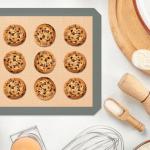 Non-Stick Silicone Baking Mats - 3 Piece Set
